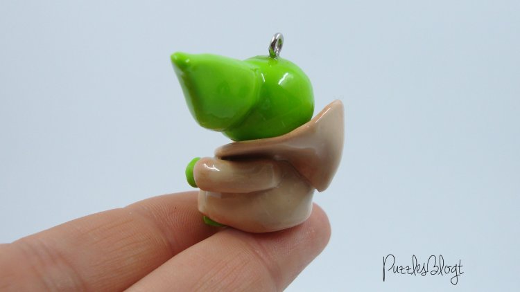 Polymer clay Charm YODA