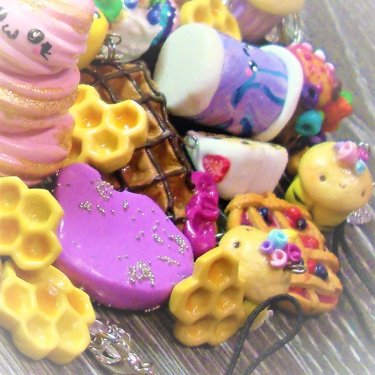 Polymer clay Charms